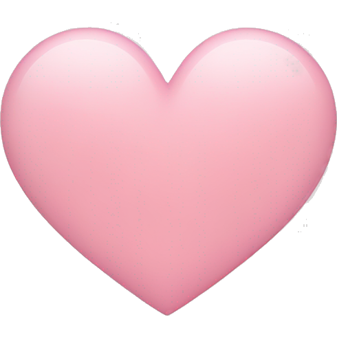 Light pink heart