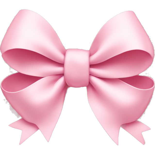 Light pink bow on light pink bow