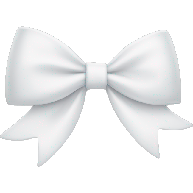 White bow