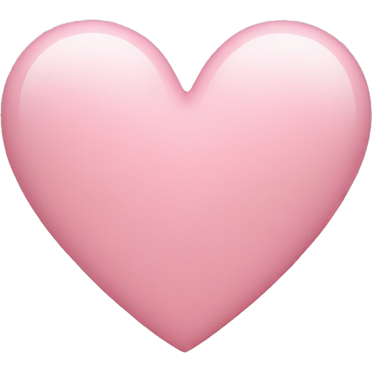 Light pink heart