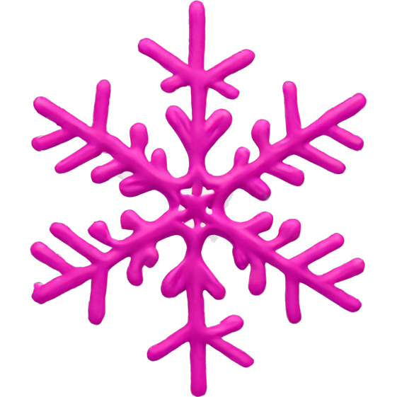 Pink snowflake