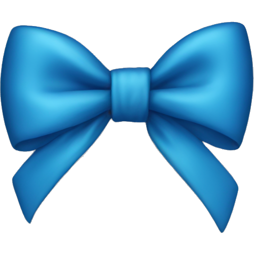 Blue bow