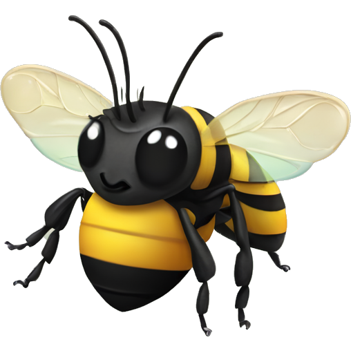 Little rainbow bumble bee