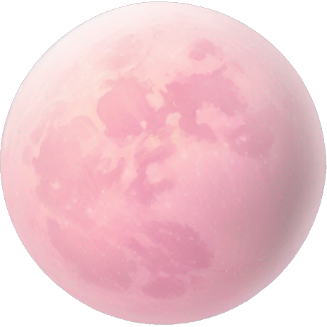 Pastel pink moon