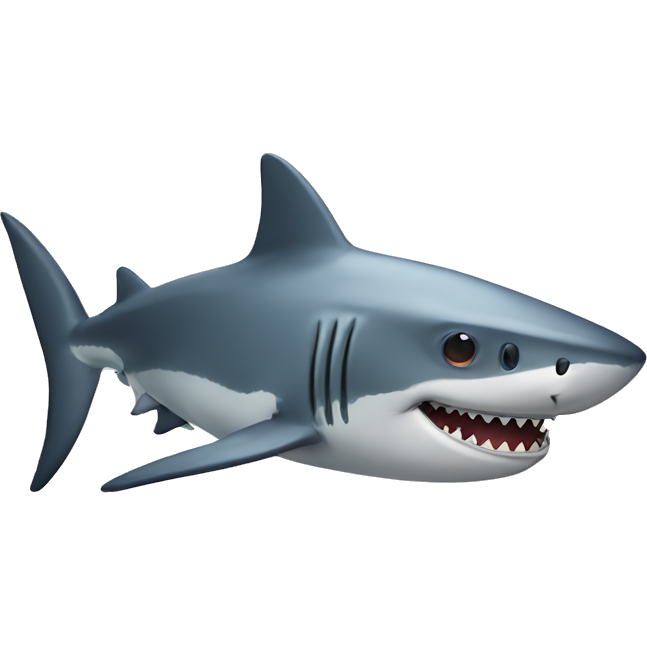 Shark with a top hat