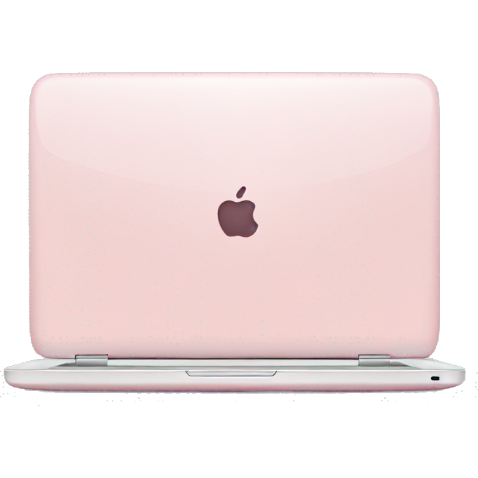 Light pink laptop