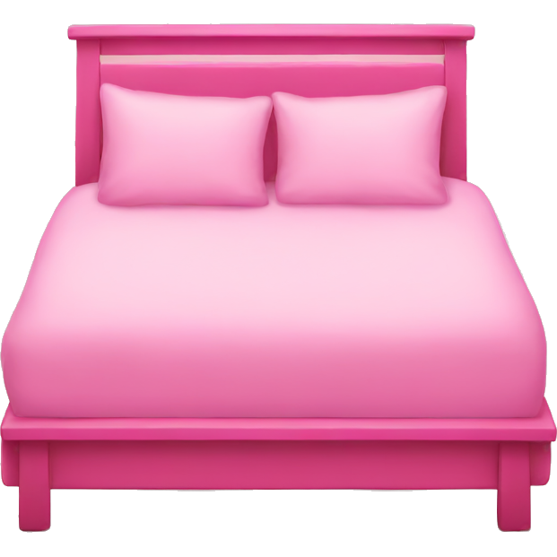 Pink bed