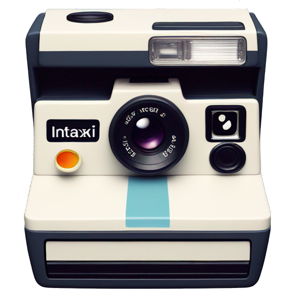Intax Mini Pale Blue polaroid camera
