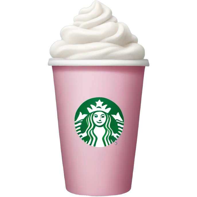 Starbucks cup pink drink with cold foam