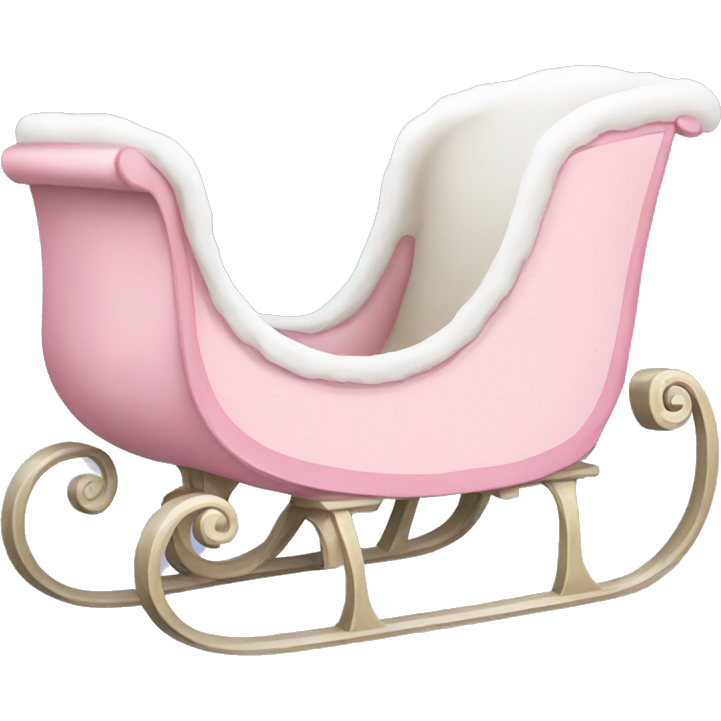 Light pink sleigh
