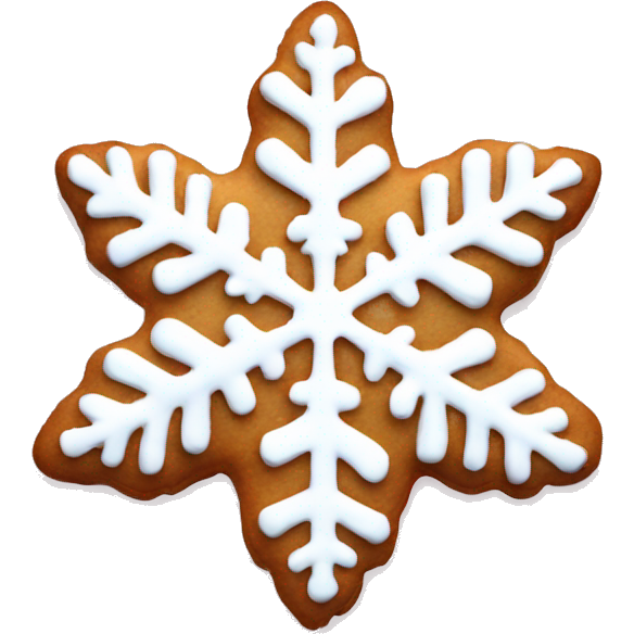 Pink snowflake cookie