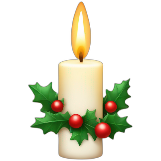 Christmas candle