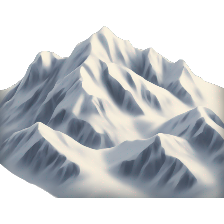 Mountains covered in snow