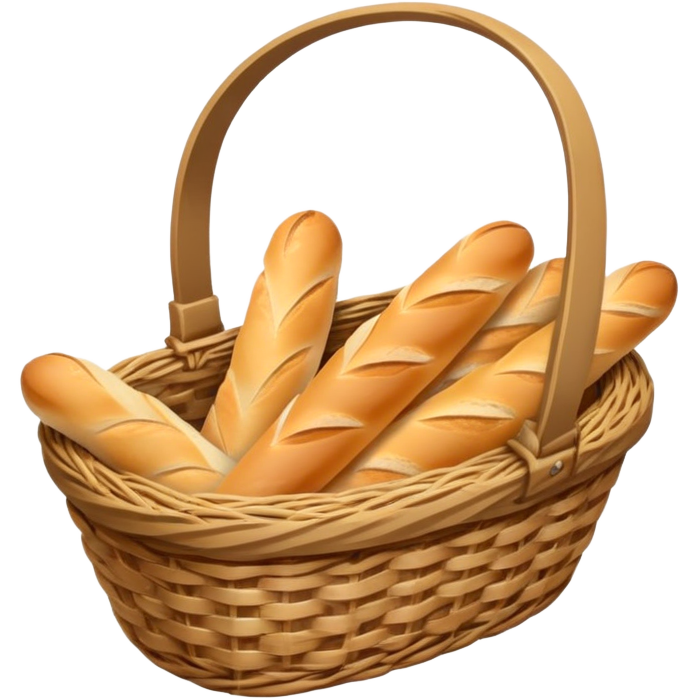 Basket of baguettes