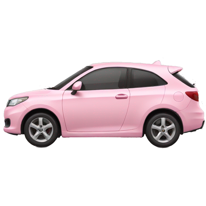 Light pink car