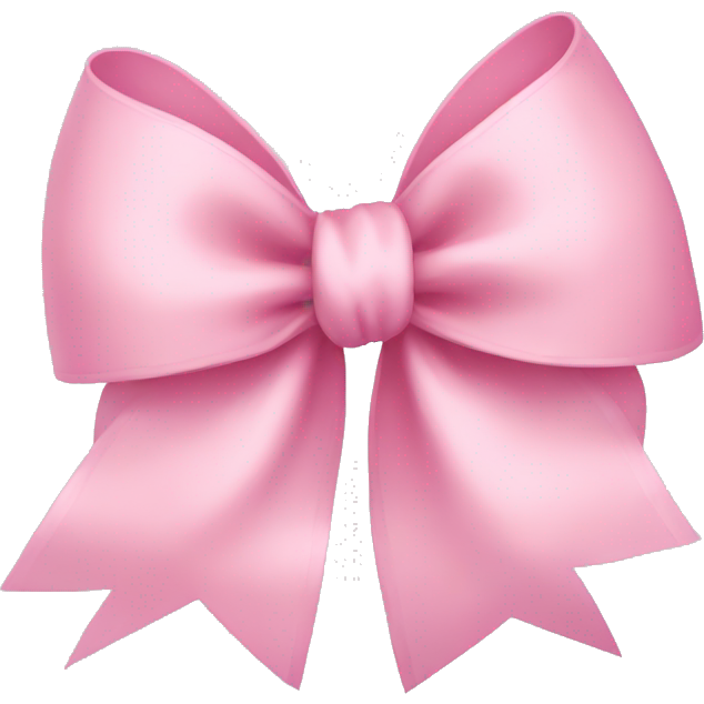 Light pink ribbon bow