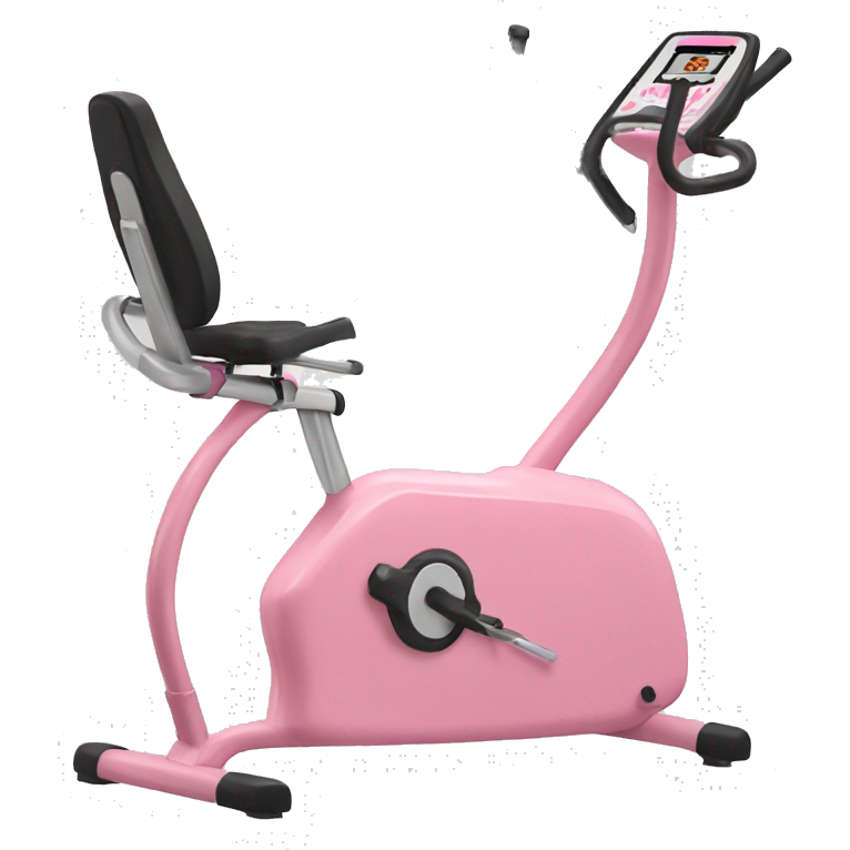 Pink exercise machine