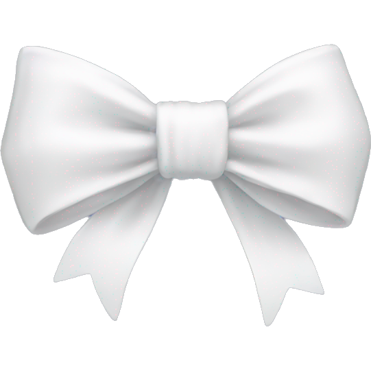 White bow