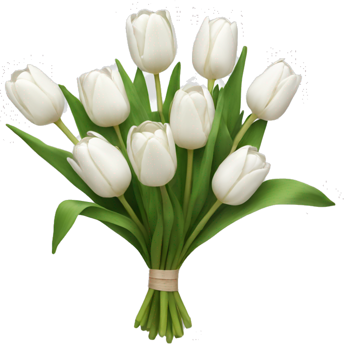 White tulip bouquet