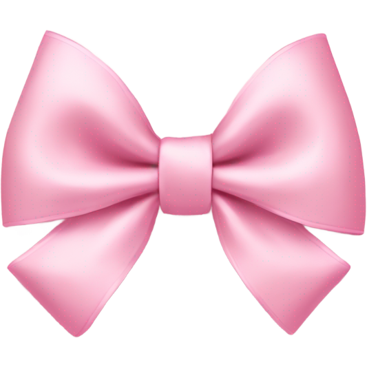 Light pink bow on light pink bow