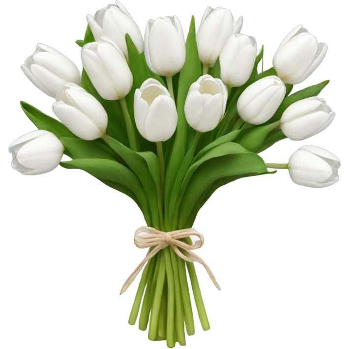 White tulip bouquet