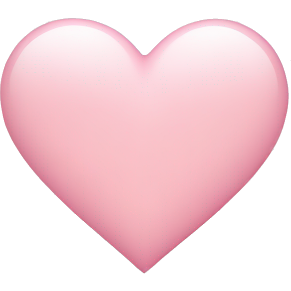 Light pink heart