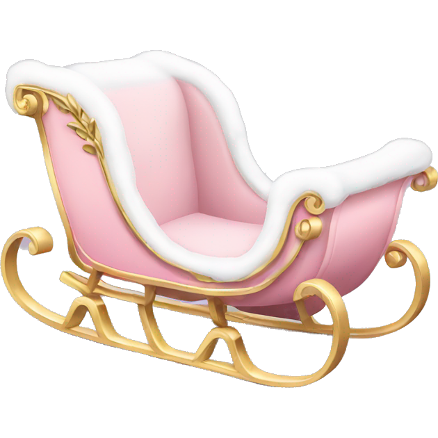 Light pink sleigh