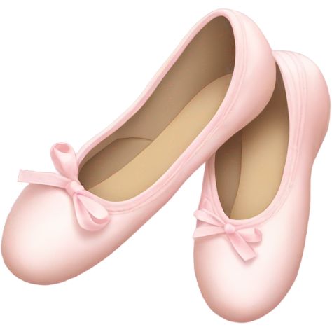 Pale pink ballet shoes