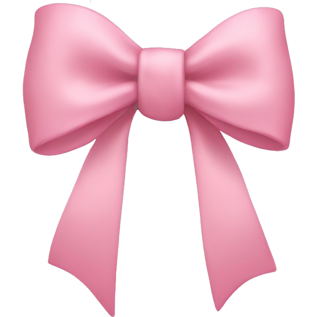 Light pink bow on light pink bow