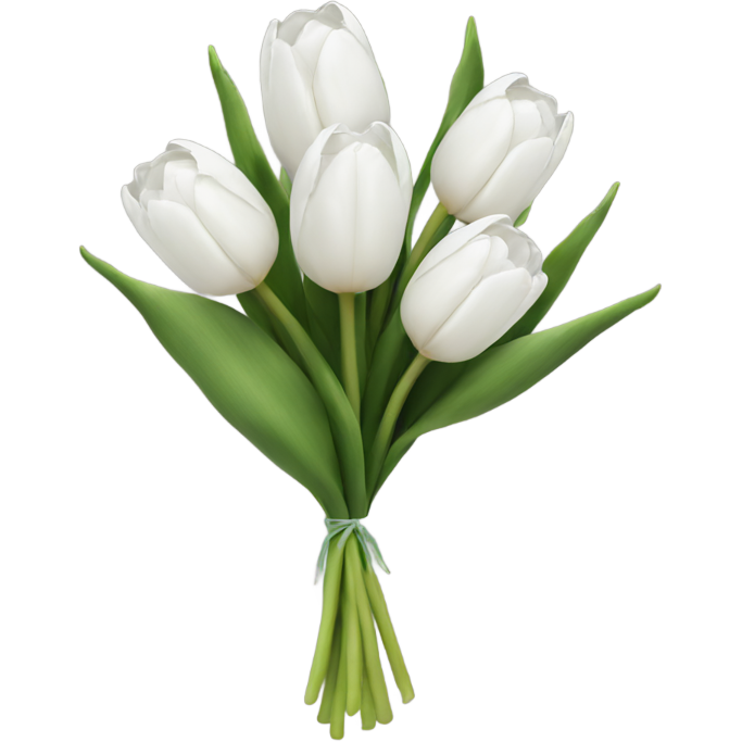 White tulip bouquet