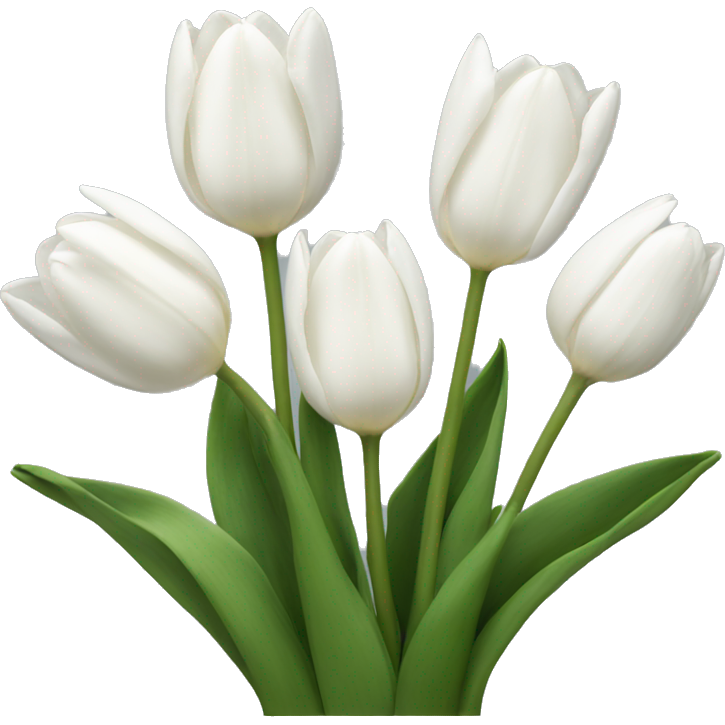 White tulips