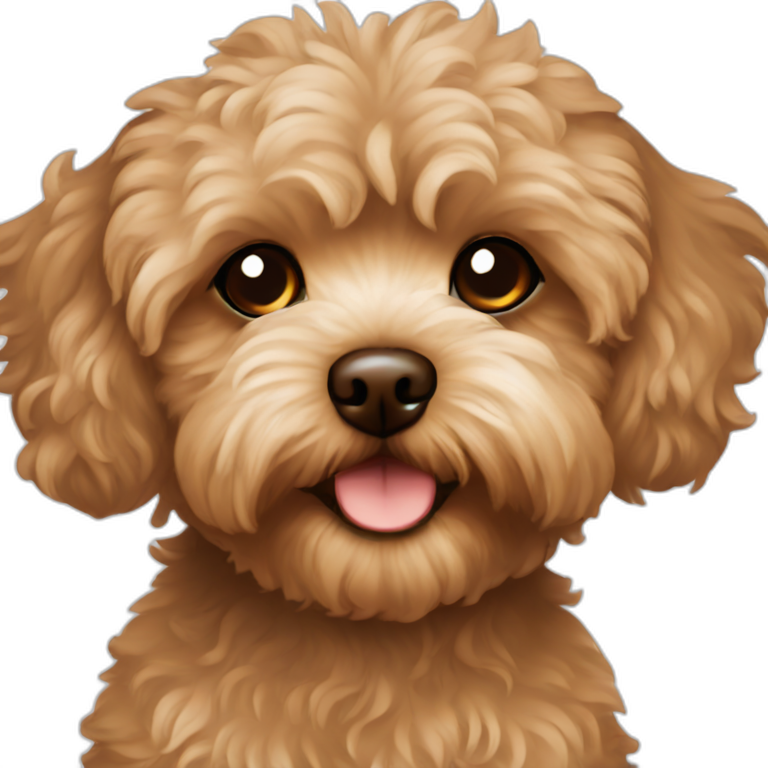 Brown maltipoo