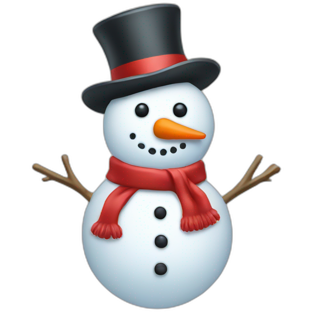 Full body christmas hat snowman