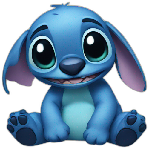 Stitch qui fume
