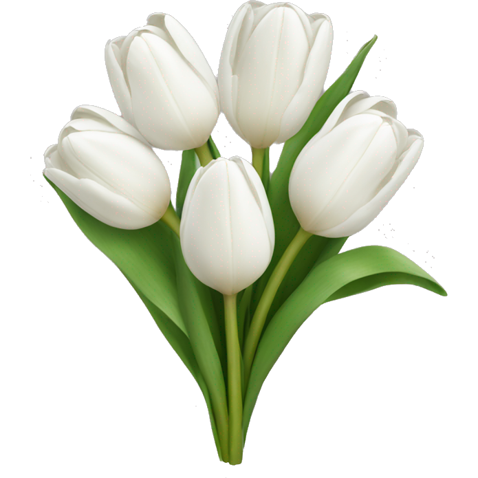 White tulip bouquet