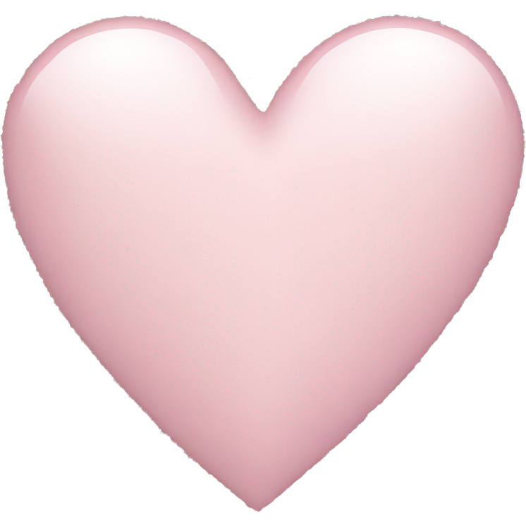 Light pink heart