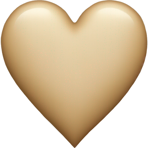 Beige Heart