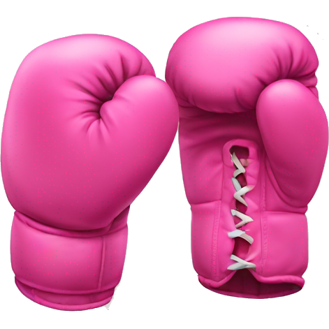 Pink boxing gloves