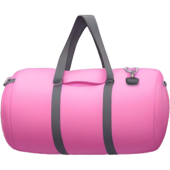 Pink gym bag