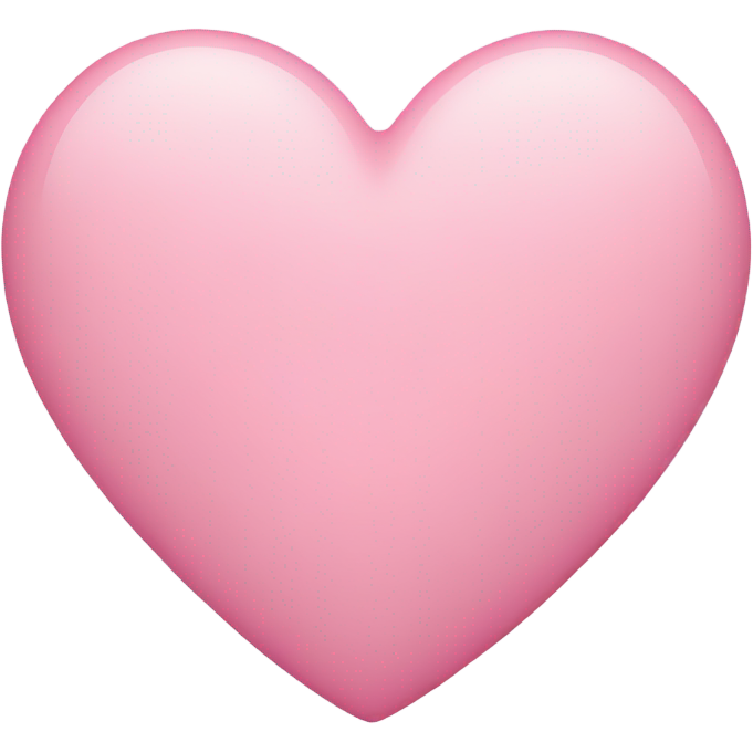 Pink pastel heart