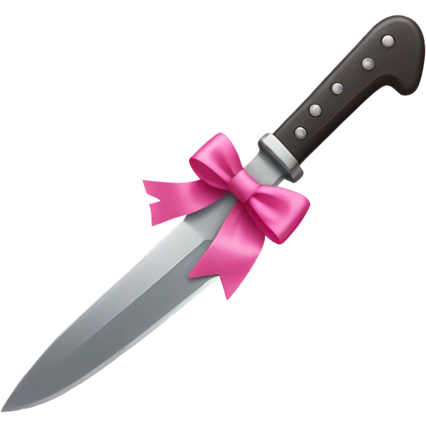 Pink bow knife