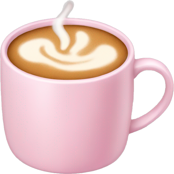 Light pink coffee