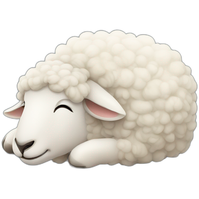 Sheep sleep