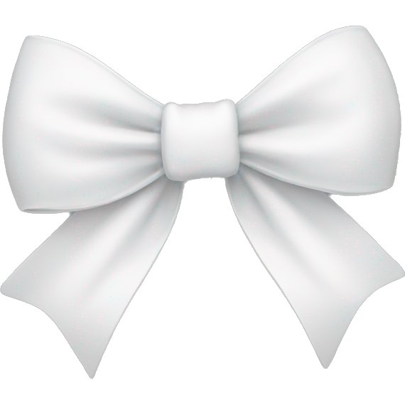 White bow