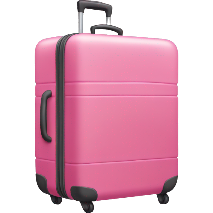 Pink luggage