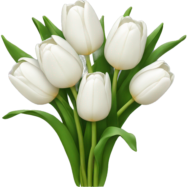 White tulip bouquet