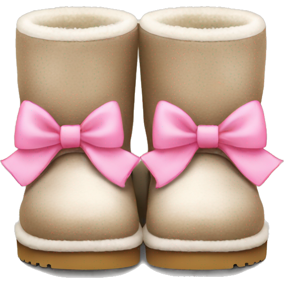 Uggs with pink bows