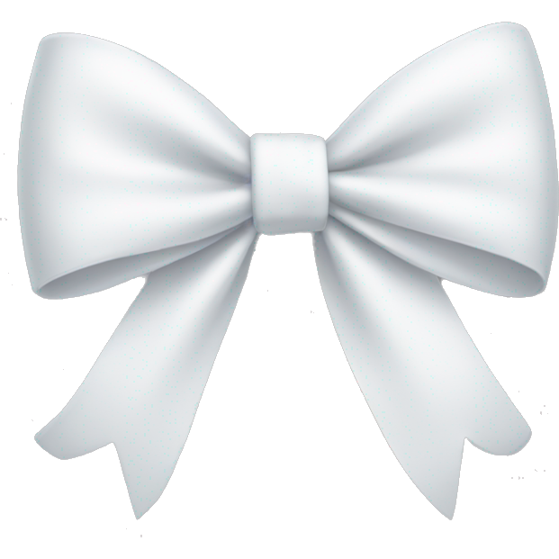 White bow