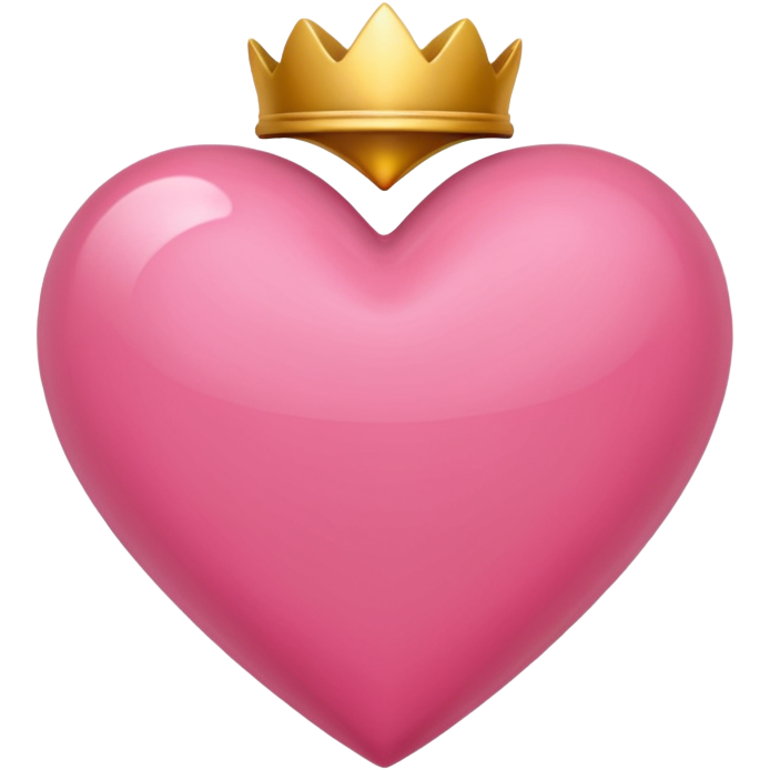 Corazon en color rosa (código de color FDD2EF)