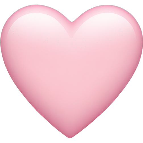 Light pink heart